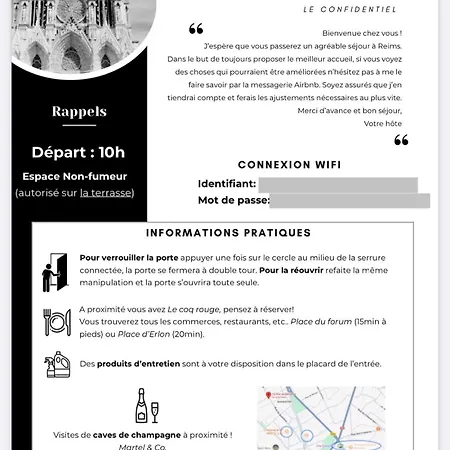 Le Confidentiel Avec Parking Reims